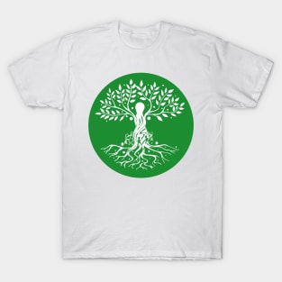 Friskoven eco village logo Green T-Shirt